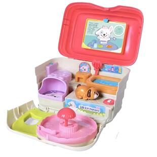 谷雨小狗养成屋仿真汪汪宠物屋生活场景音效过家家智能玩具女孩