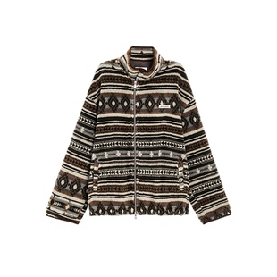 TurnSignal潮牌仿羊羔毛外套女秋冬2025新款休闲宽松时尚绒外套