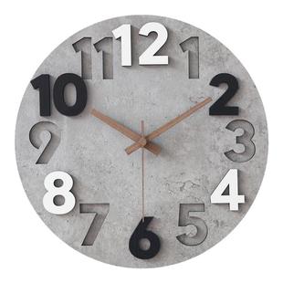 简约现代时钟表挂钟客厅创意家用时尚大气挂表免打孔轻奢静音钟表