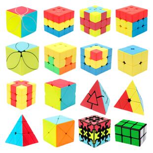 儿童入门魔方幼儿园枫叶六色三明治汉堡金字塔布丁独角兽凹凸薯条