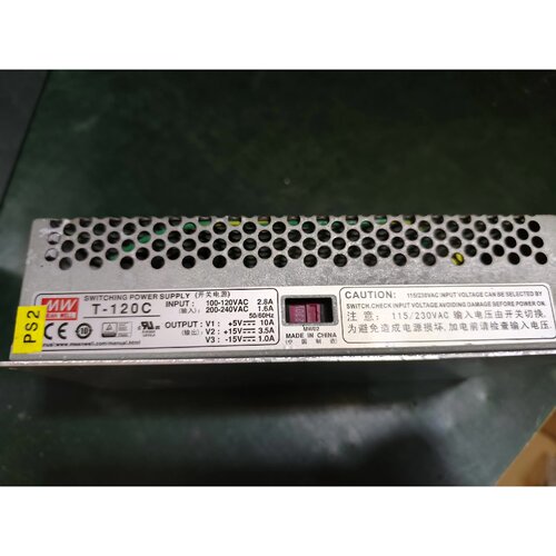 议价台湾明纬开关电源T120C三路输出5V15V1可维修