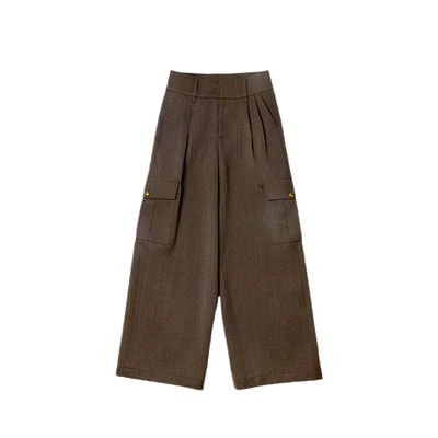 【现货】CELLO SONATA 25FW 暗条纹休闲工装裤 DOUBLEBOO