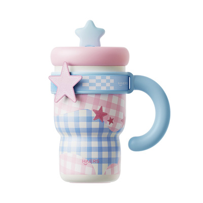 哈尔斯新款高颜值陶瓷内胆保温杯