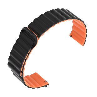 适配斐乐FILA手表带男女款学生初高中6641/6066防水硅胶磁吸表带