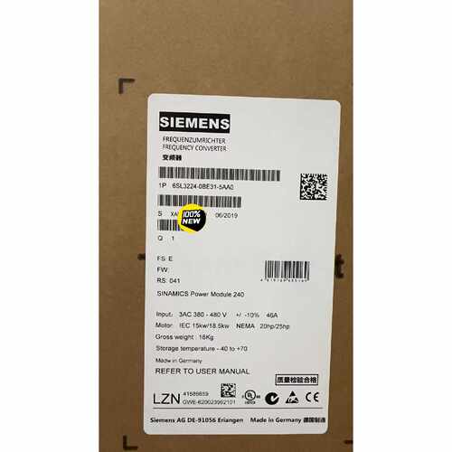 议价6SL32240BE315AA0G120变频适用