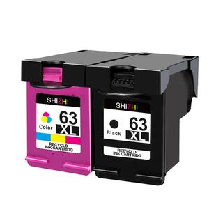 时至63墨盒适用惠普3830打印机墨盒63XL黑色 HP3630 5255 2130 2131 hpdeskjet2132连供 4650 4520 4512 3632