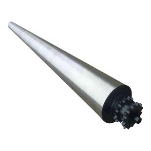 锥形滚轴双排链轮90 180度转弯机辊轮不锈钢有动力滚筒输送配件