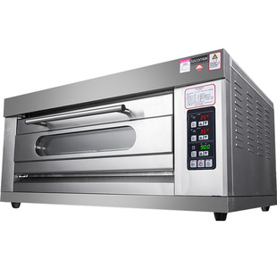 乐创商用烤箱一层二盘两层大容量面包蛋糕披萨烤炉平炉双盆电烤箱