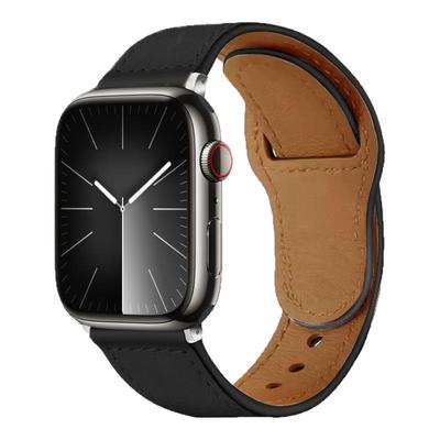 适用苹果iWatch表带头层真皮