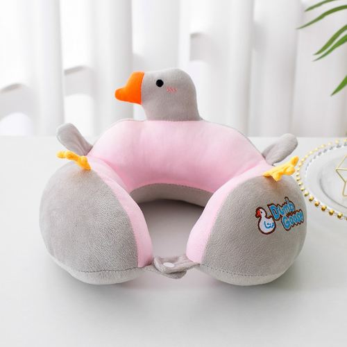 u型枕头护颈枕鸭子卡通靠枕便携颈学生飞机旅行枕办公室颈部头枕