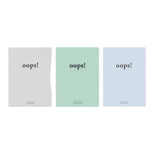 【百词斩文创】oops!纠错本改错本B5平铺装订课堂错题笔记本薄款厚款初高中学生ins高效多功能复习教学书写