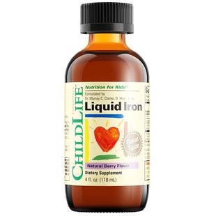 ChildLife/童年时光 补铁营养液 婴幼儿宝宝用小分子螯合铁铁剂