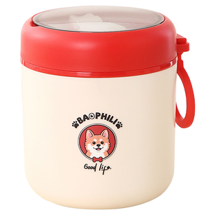 双层早餐杯外带豆浆杯子粥杯上班族学生保温便携迷你带盖密封汤杯