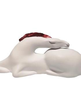 Saree/莎芮轻奢创意白马摆件