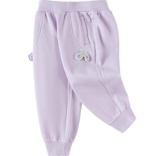 巴拉巴拉女童长裤新款春季运动休闲裤宽松慢跑裤