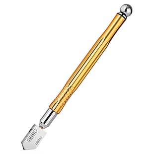 得力铝合金瓷砖切割玻璃刀划玻璃专用刀瓷砖切割刀开界器划刀家用