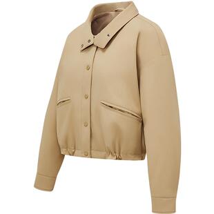 波司登巴恩风秋季新款女短款羽绒服复古小个子外套时尚保暖立领