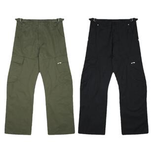 Grailz 23fw 弯刀工装裤尼龙微喇直筒长裤休闲宽松百搭口袋vibe风