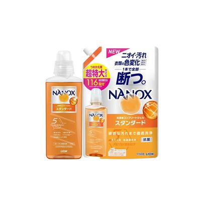 狮王lion nanox 超浓缩洗衣液彻底洗净640g+替换装1160g组合