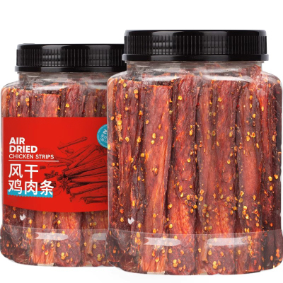 风干鸡肉干鸡胸肉干条即食解馋脂