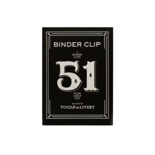 日本HIGHTIDE 精选 TOOLS to LIVEBY 票夹 礼拜文房透视金属长尾夹学生考卷文具书夹 商务办公文件资料票据夹