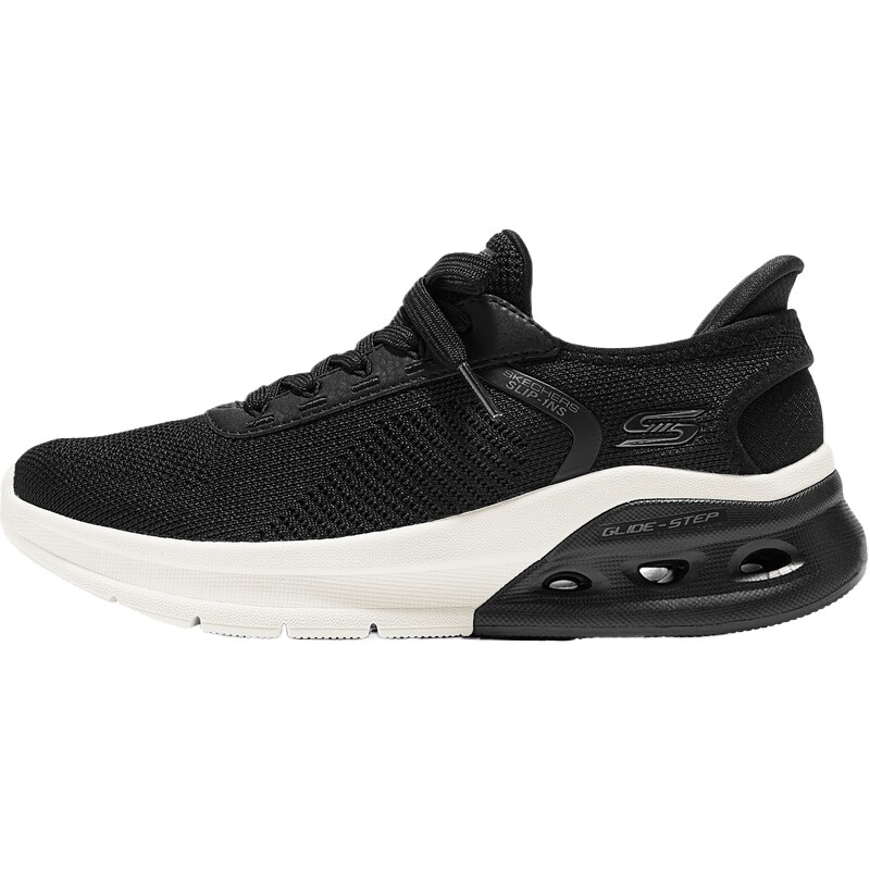 SKECHERS斯凯奇女子BOBS ARC WAVES 2.0运动休闲鞋117638-BLK