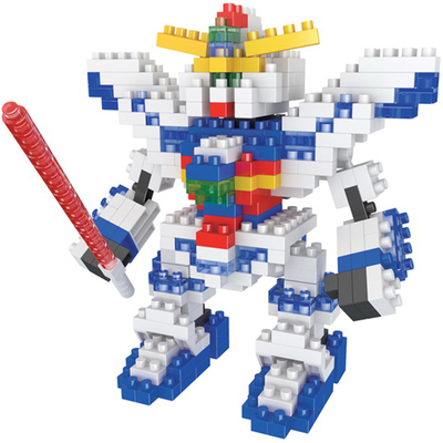 高达男孩子益智拼装微型积木模型