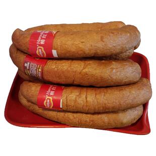 哈肉联红肠 散装计量称重 精红肠含肥肉丁2袋*500g 3-4根/袋