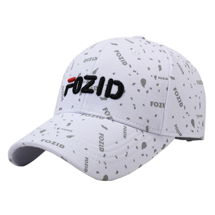 高档小众鸭舌帽男立体精工刺绣百搭棒球帽女深顶宽帽檐显脸小帽子