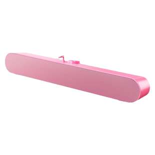 赛达电脑音响台式机家用迷你小型电竞音箱有线高音质长条带麦克风