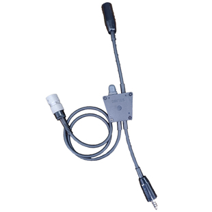 TCA战术通讯复刻版DAVIES-E型PTT六针+7.1PRC-152A对讲机耳机发射