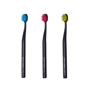 DoraADream朵拉的梦黑莓牙刷软硬毛宽头牙刷成人情侣款男女家庭装