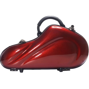 降B高音小弯管萨克斯箱包玻璃钢彩色背包双肩背手提箱