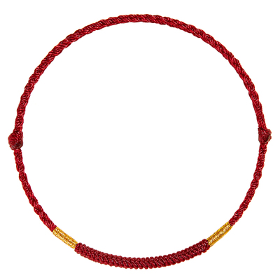 普陀山贺福缘属马本命年红绳手链2026太岁护身符生肖鼠牛兔红手绳