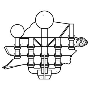 五踩平身科斗拱CAD-清式单翘单昂三视图及分件尺寸图cad动态块