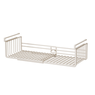 物鸣厨房置物架可伸缩悬挂分层调料挂架橱柜内吊柜下收纳下挂挂篮