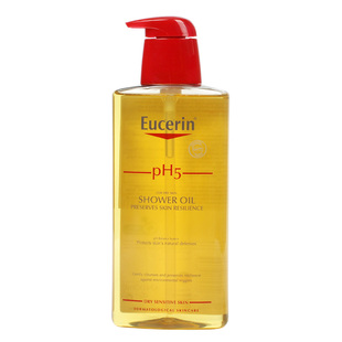 德国Eucerin优色林沐浴油保湿温和PH5清洁去干皮鸡皮滋润沐浴露