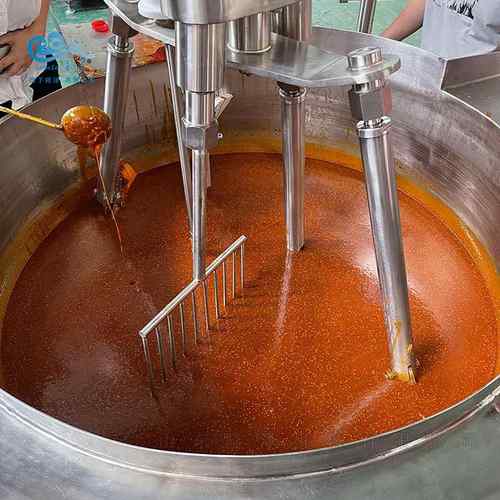 火锅炒料机红烧肉酱料炒锅 炒500斤板面底料搅拌炒锅