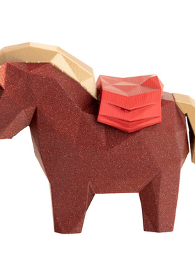 高级轻奢吉祥马摆件新年乔迁礼物