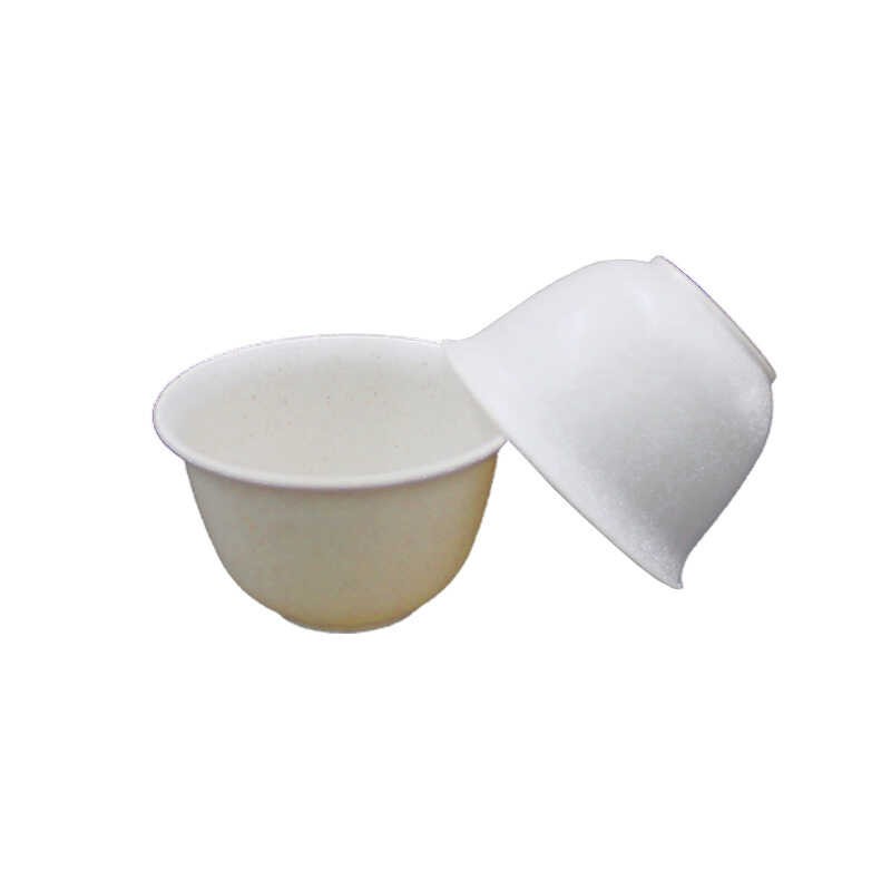 一次性稻壳号品茗户外泡茶小杯子