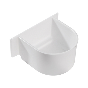 新款塑料半圆悬挂鸟用食盒食碗鹦鹉八哥虎皮喂食器喂水器鸟笼配件