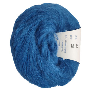 雪妃尔 南非幼马海毛手工diy编织细毛线亲肤围巾披肩毛衣秋韵配线