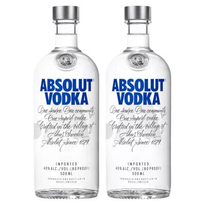 Absolut伏特加基酒调酒