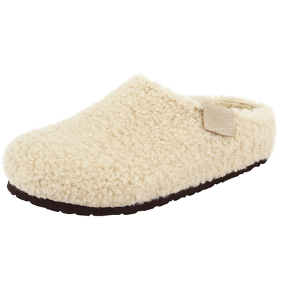 UBZ 勃肯毛毛拖鞋女外穿2026年秋冬新款包头保暖一脚蹬羊羔毛棉拖