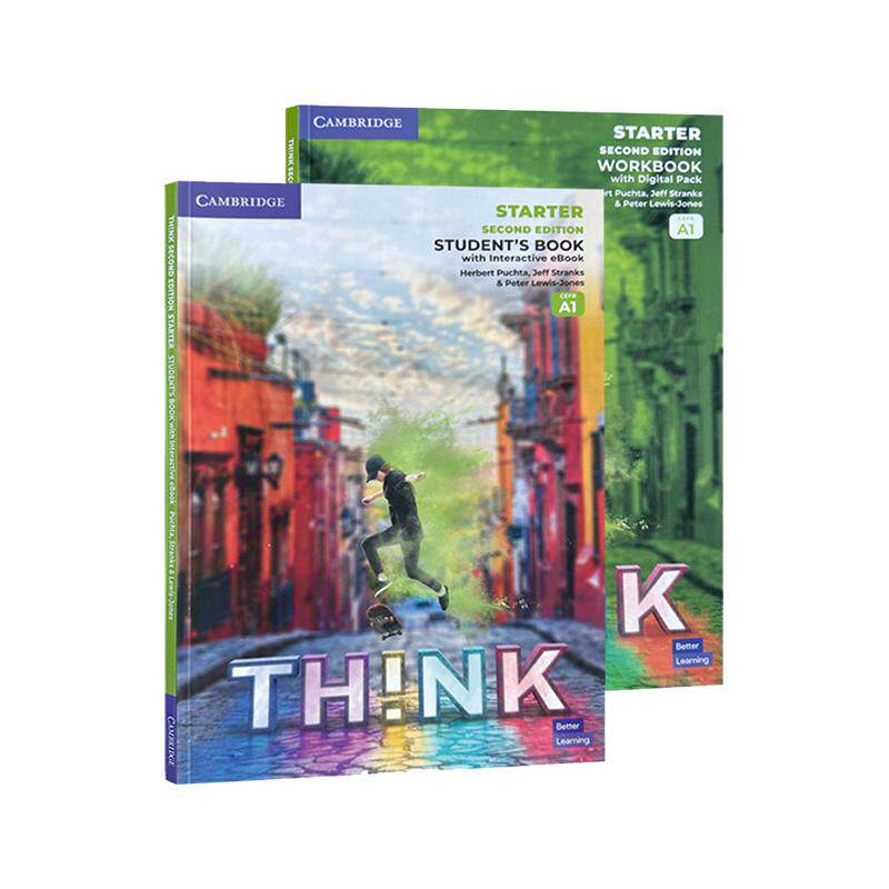 【原版正品】进口剑桥第二版Think Starter 1 2 3 4 5级别剑桥大学出版社初中英语教材KET/PET考级教辅配套中小学初高中拓展教材