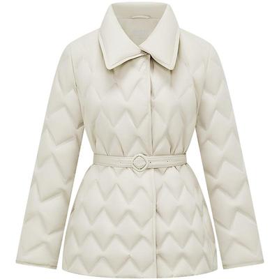 波司登女士羽绒服宽松收腰鹅绒