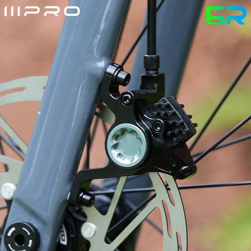 IIIPRO 6R公路车油碟刹车GRAVEL自行车CNC超轻线拉油碟散热刹车