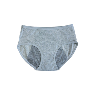 加长加宽女士例假姨妈内裤防漏 纯棉透气网眼抗菌防漏底档生理裤