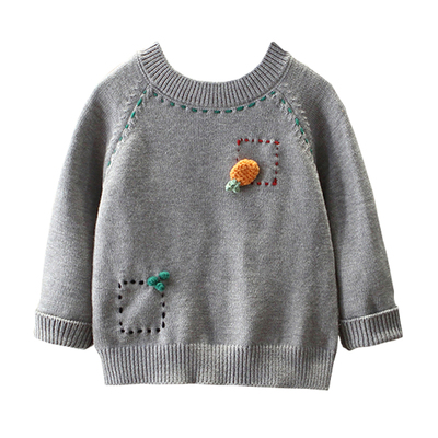 男童秋冬季时髦帅气针织衫毛衣潮