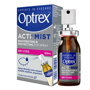 Optrex爱滴氏润眼喷雾滴眼液青少年眼药水护眼睛干涩疲劳隐形可用